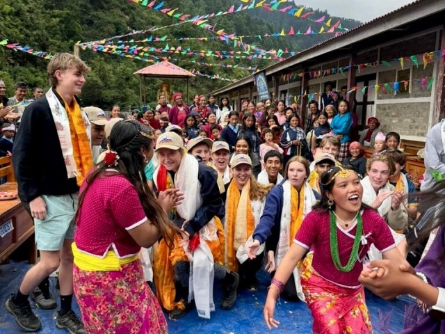 AIS Singapore students service learning India trip 2025