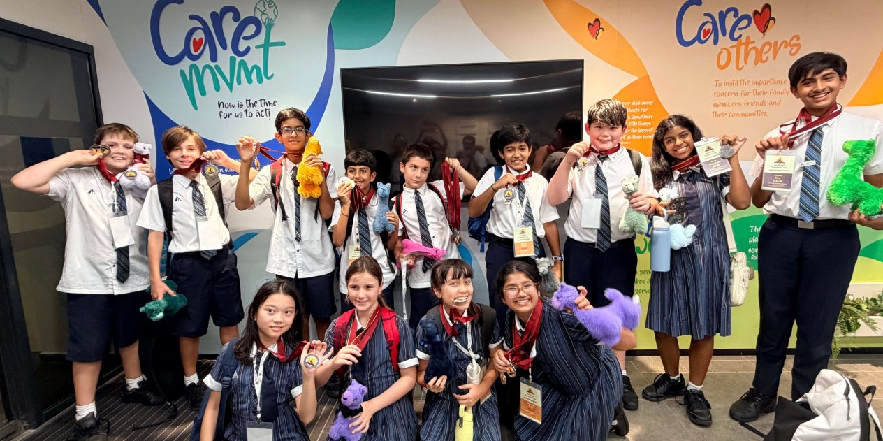 AIS students participating in the World Scholar’s Cup 2026 event
