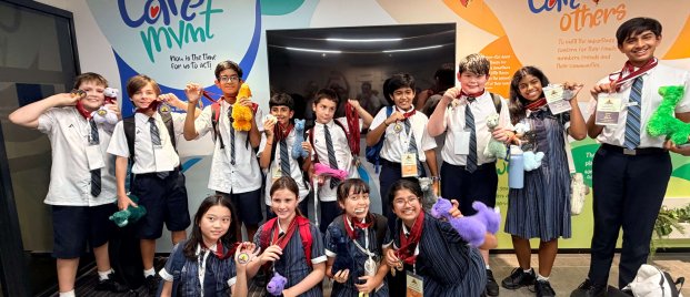 AIS students participating in the World Scholar’s Cup 2026 event