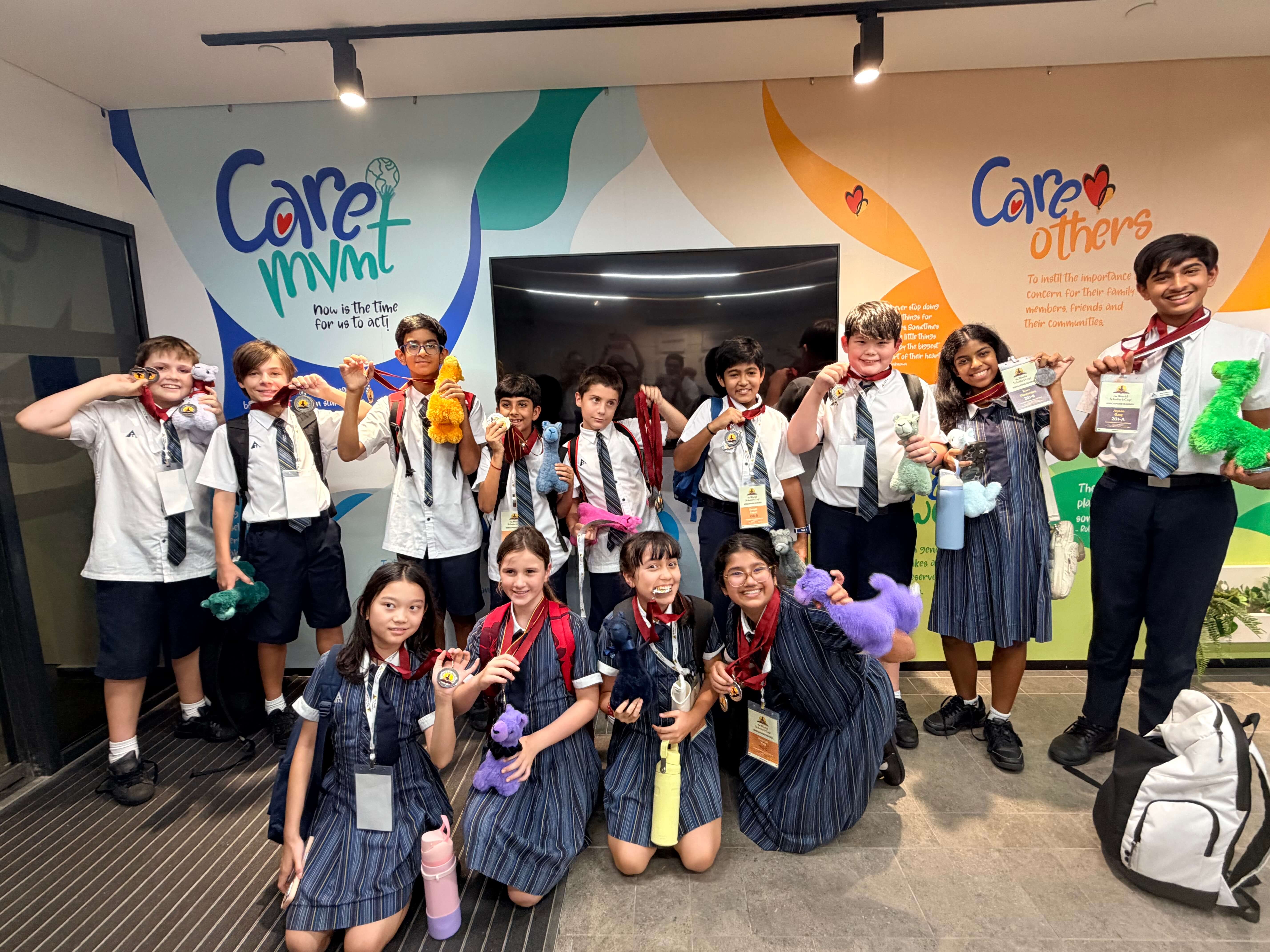 AIS students participating in the World Scholar’s Cup 2026 event