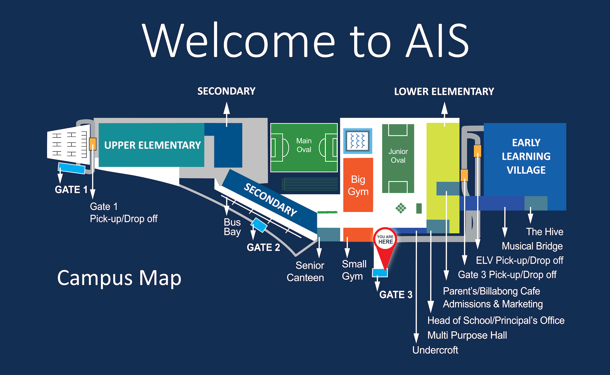 AIS Campus Map